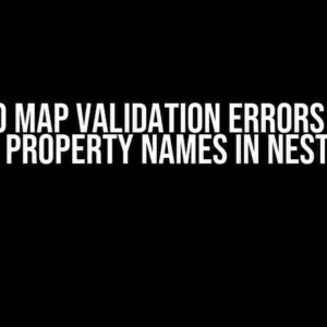 How to Map Validation Errors to Use Exposed Property Names in NestJS DTOs?