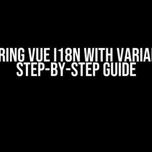 Mastering Vue I18n with Variables: A Step-by-Step Guide